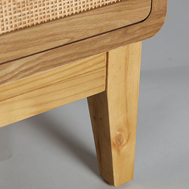 The Doazit Sinfonier Chest Of Drawers — Scandinavian tallboy chest in solid fir wood from Laiyahome