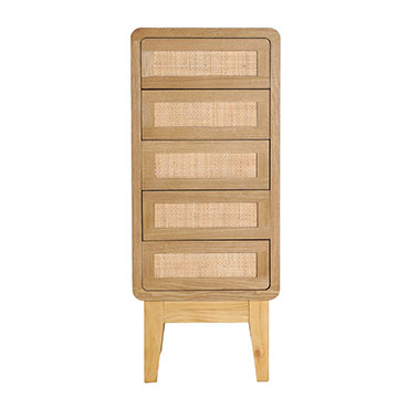 The Doazit Sinfonier Chest Of Drawers — Scandinavian tallboy chest in solid fir wood from Laiyahome