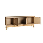 The Doazit Tv Stand — Scandinavian media console in solid fir wood from Laiyahome