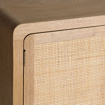 The Doazit Tv Stand — Scandinavian media console in solid fir wood from Laiyahome
