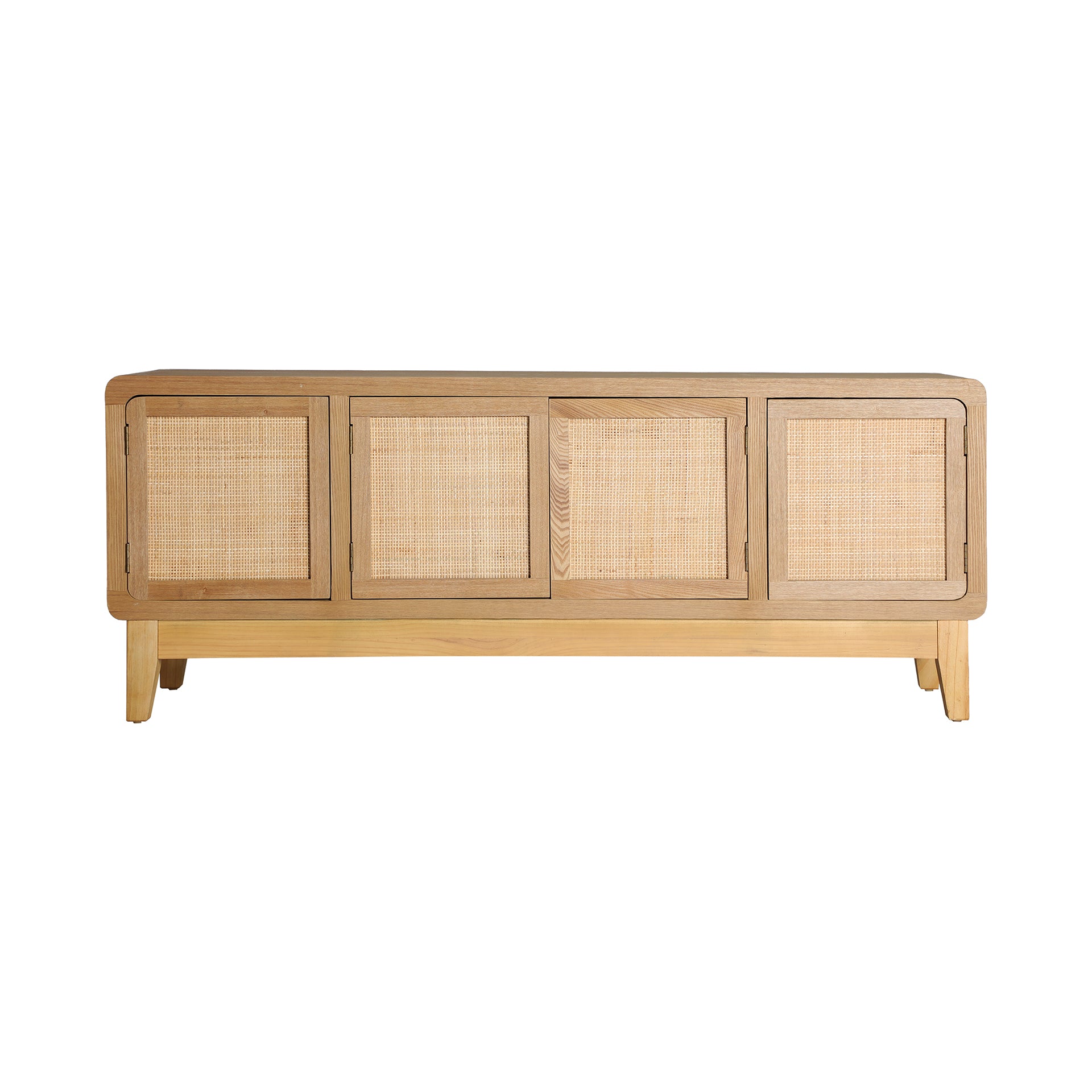 The Doazit Tv Stand — Scandinavian media console in solid fir wood from Laiyahome