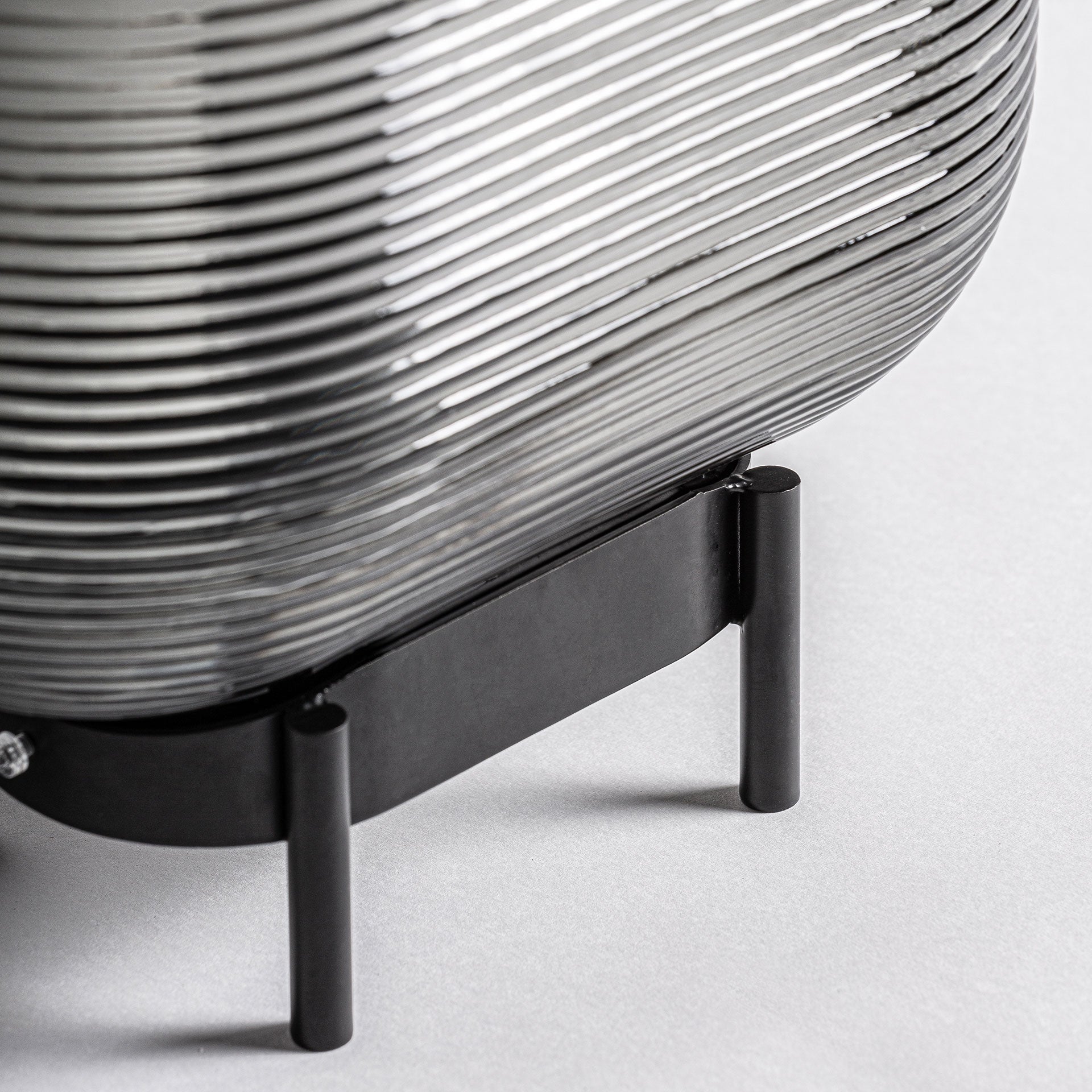 The Lyra Table Lamp — contemporary table lamp in tempered glass from Laiyahome