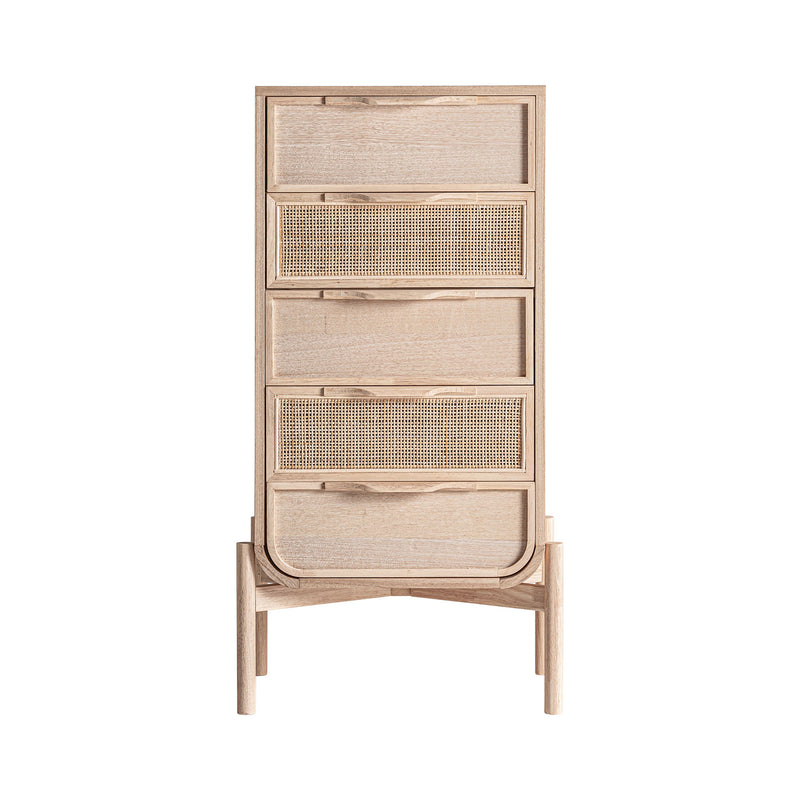 The Weurtz Sinfonier Chest Of Drawers — Scandinavian tallboy chest in solid ash wood from Laiyahome