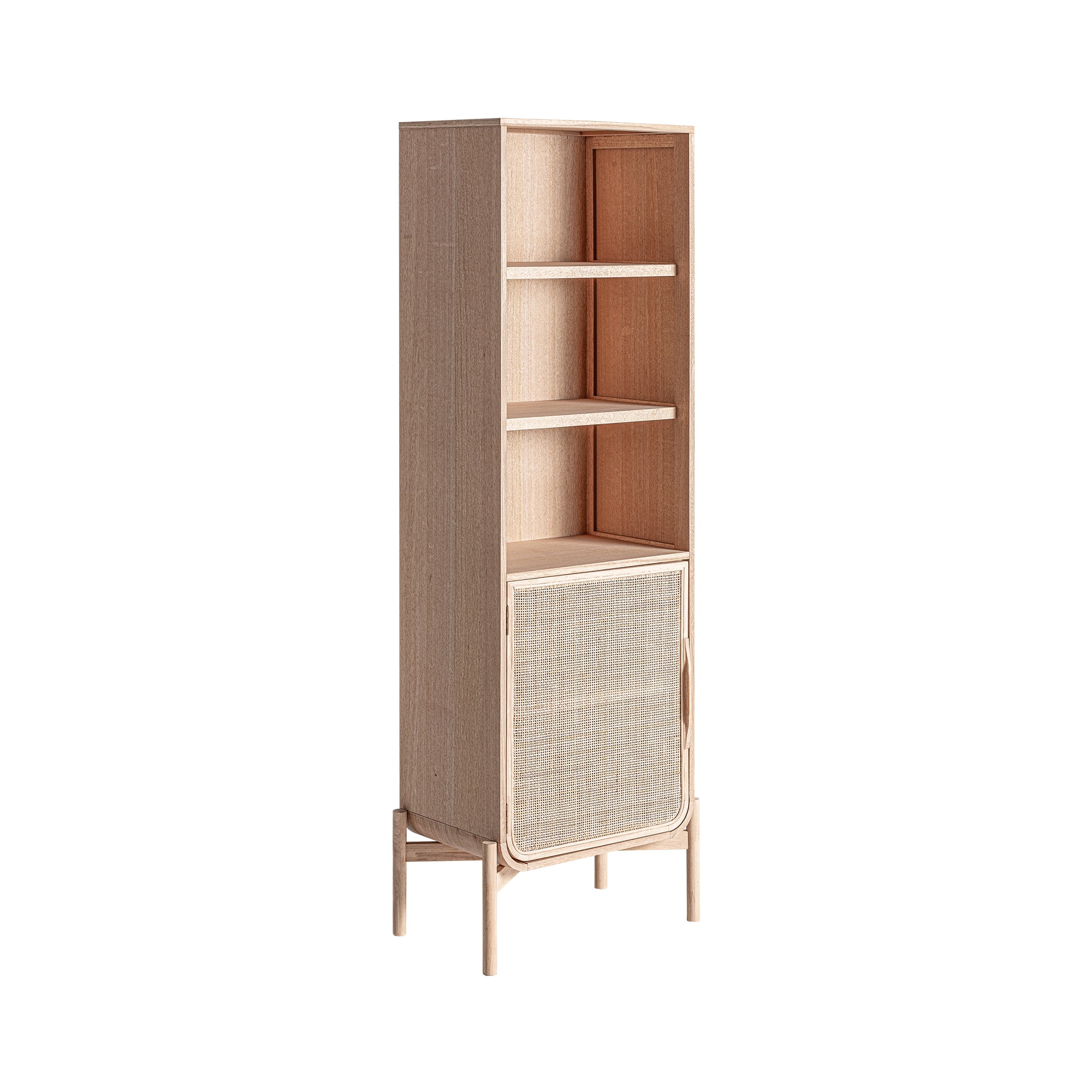 The Weurtz Bookcase — Scandinavian bookcase in solid ash wood from Laiyahome