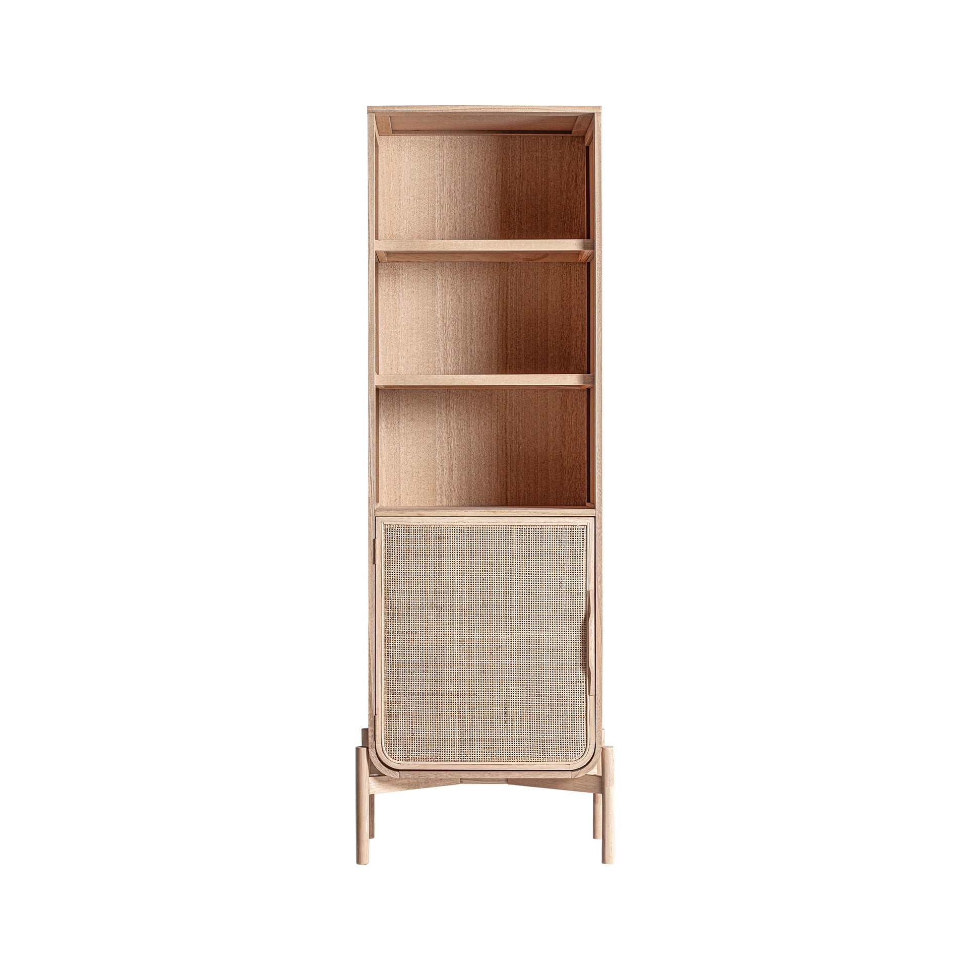 The Weurtz Bookcase — Scandinavian bookcase in solid ash wood from Laiyahome