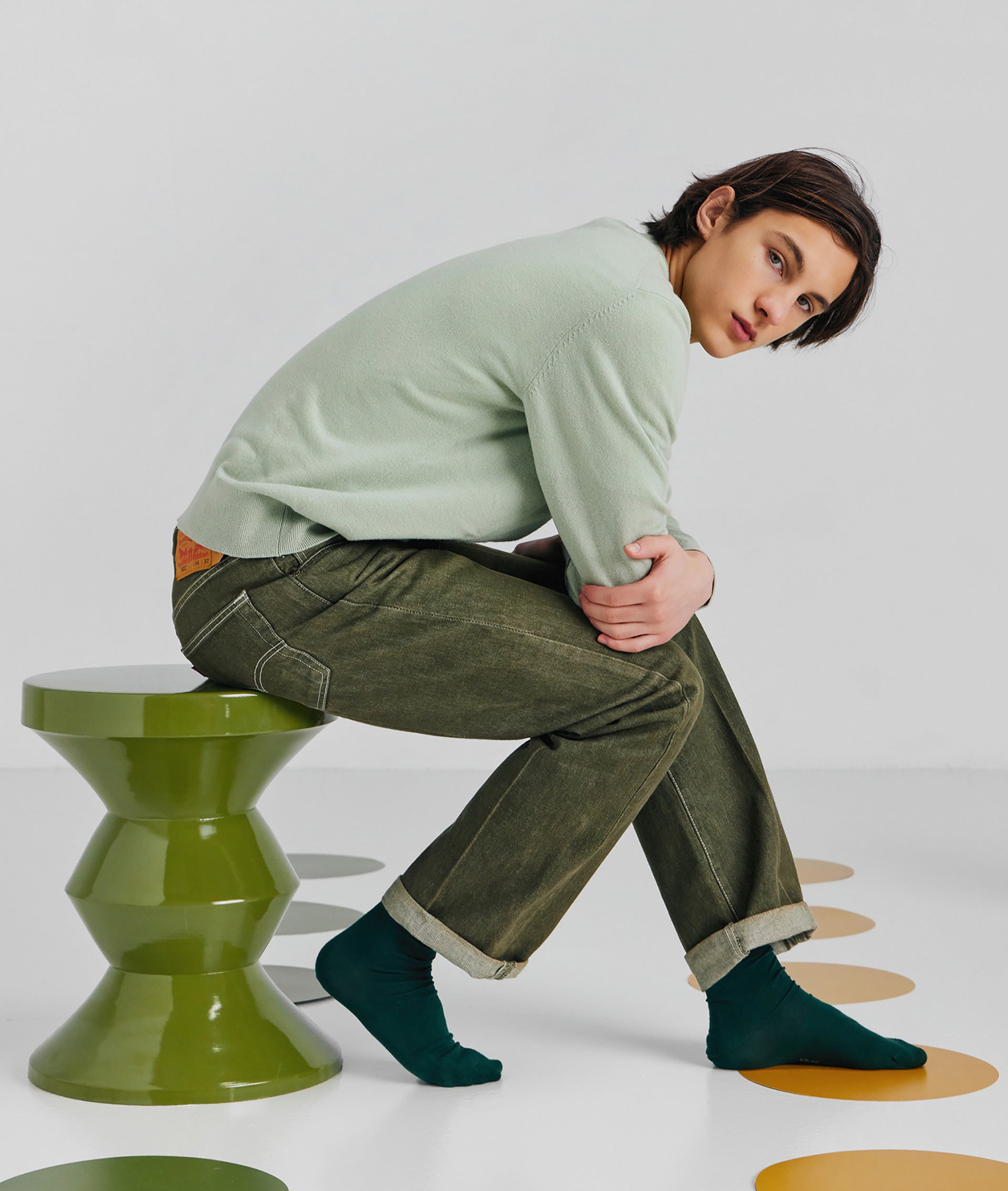 The Zug Side Table — contemporary side table in solid iron from Laiyahome