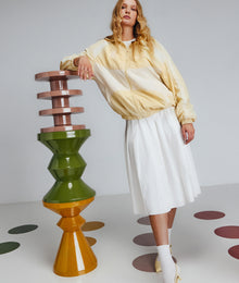 The Zug Side Table — contemporary side table in solid iron from Laiyahome