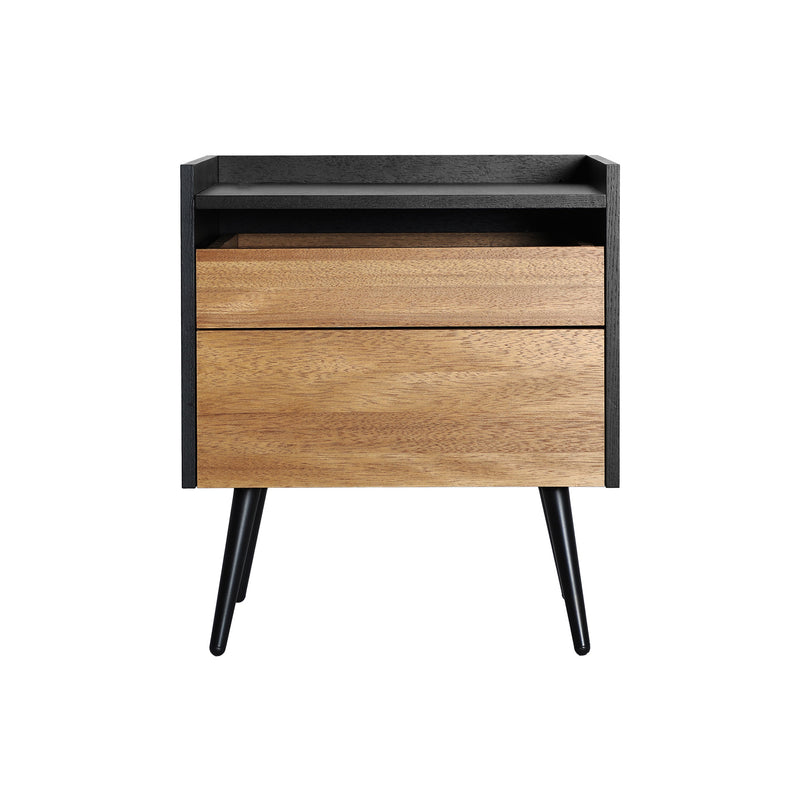 BRUSSA BEDSIDE TABLE in a modern interior setting
