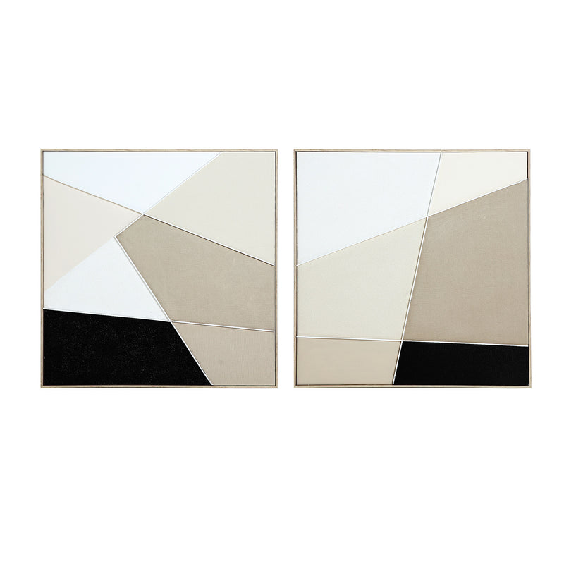 The Mael Wall Art (Set of 2) — contemporary wall art in stretched canvas from Laiyahome