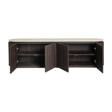 The Verona Tv Stand — contemporary media console in engineered wood with veneer finish from Laiyahome