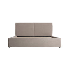 The Natasha Bed — contemporary headboard in high-performance polyester from Laiyahome