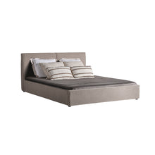 The Natasha Bed — contemporary headboard in high-performance polyester from Laiyahome