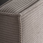 The Natasha Bed — contemporary headboard in high-performance polyester from Laiyahome