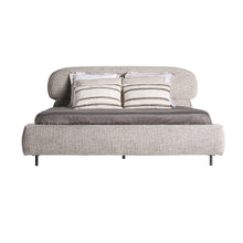 The Sannes Bed — contemporary headboard in high-performance polyester from Laiyahome