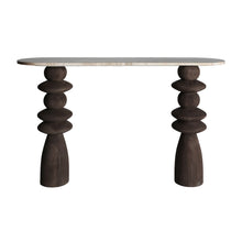 The Vrads Console Table — contemporary console table in solid mango wood from Laiyahome