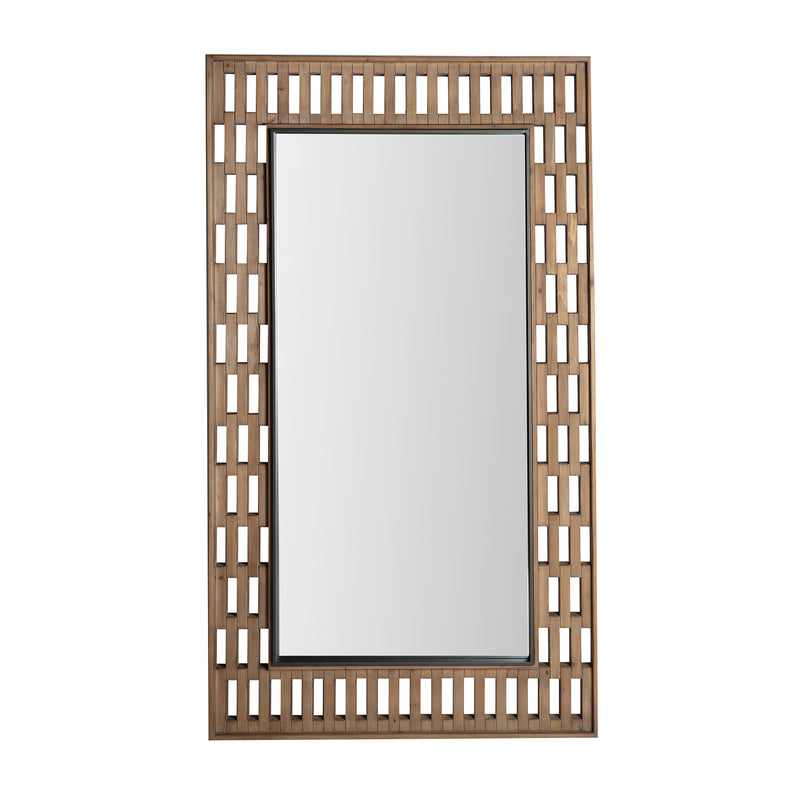 The Busk Mirror — contemporary mirror in solid fir wood from Laiyahome