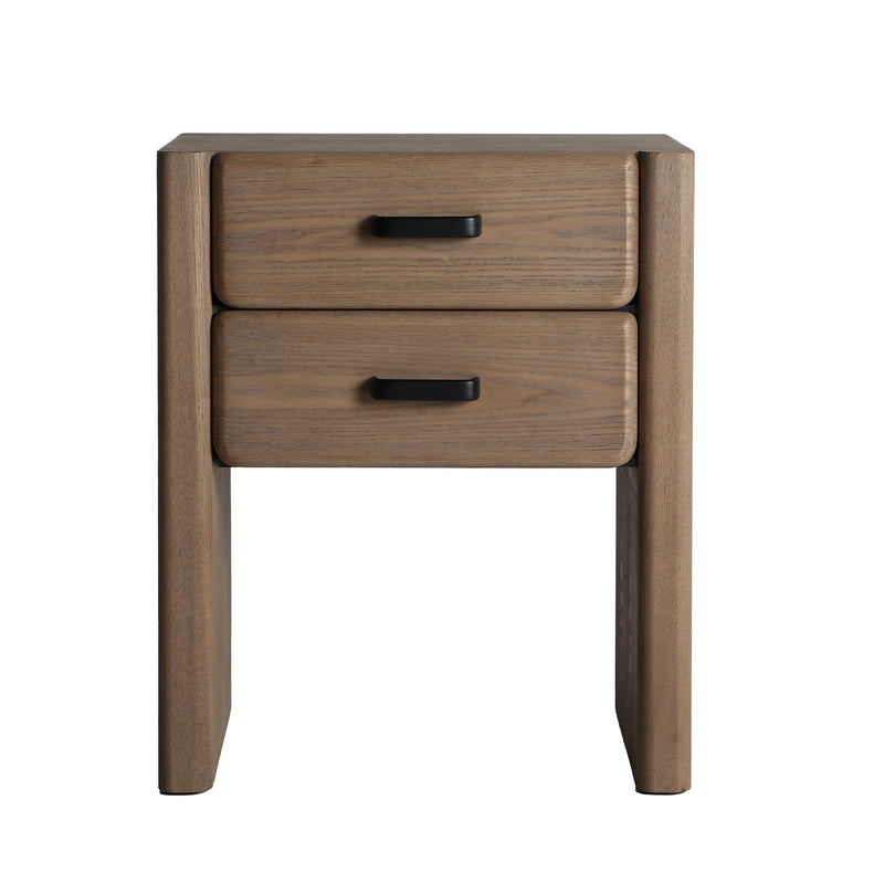BUSK BEDSIDE TABLE in a modern interior setting