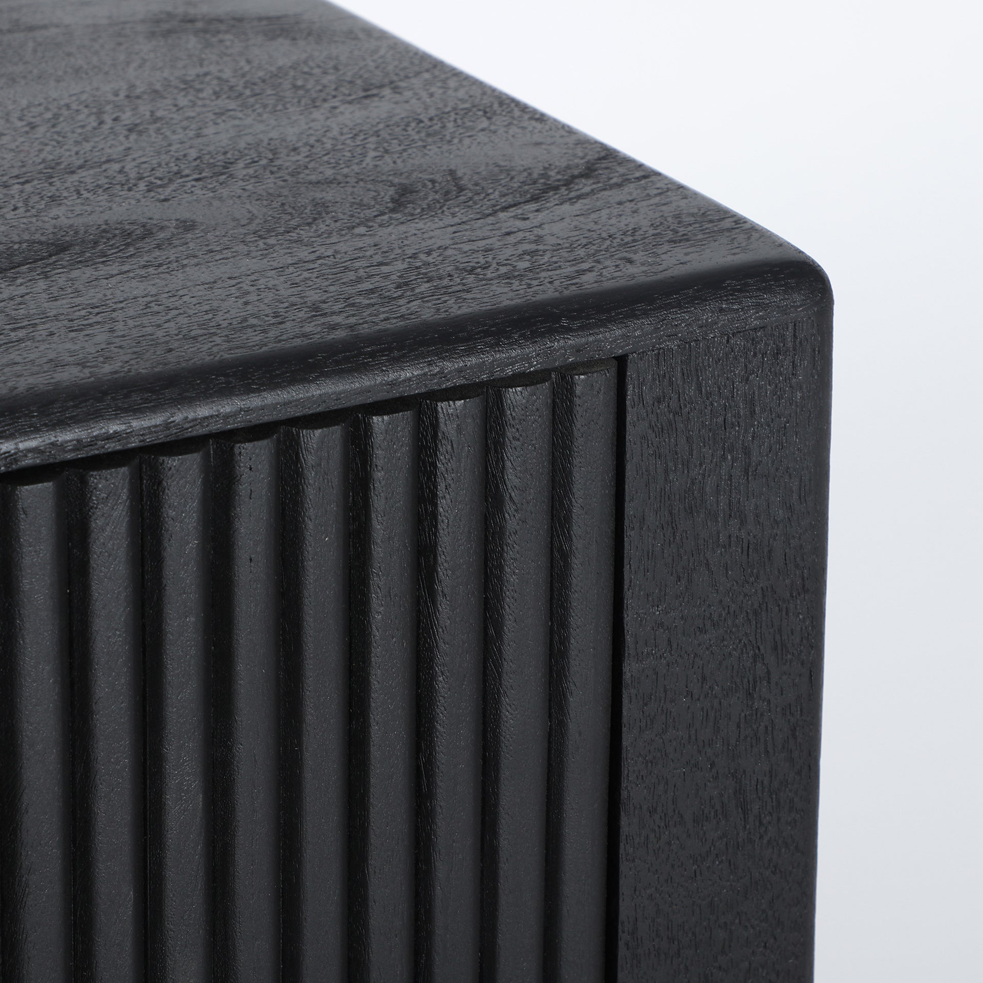 The Nox Tv Stand — contemporary media console in solid mango wood from Laiyahome