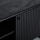 The Nox Tv Stand — contemporary media console in solid mango wood from Laiyahome