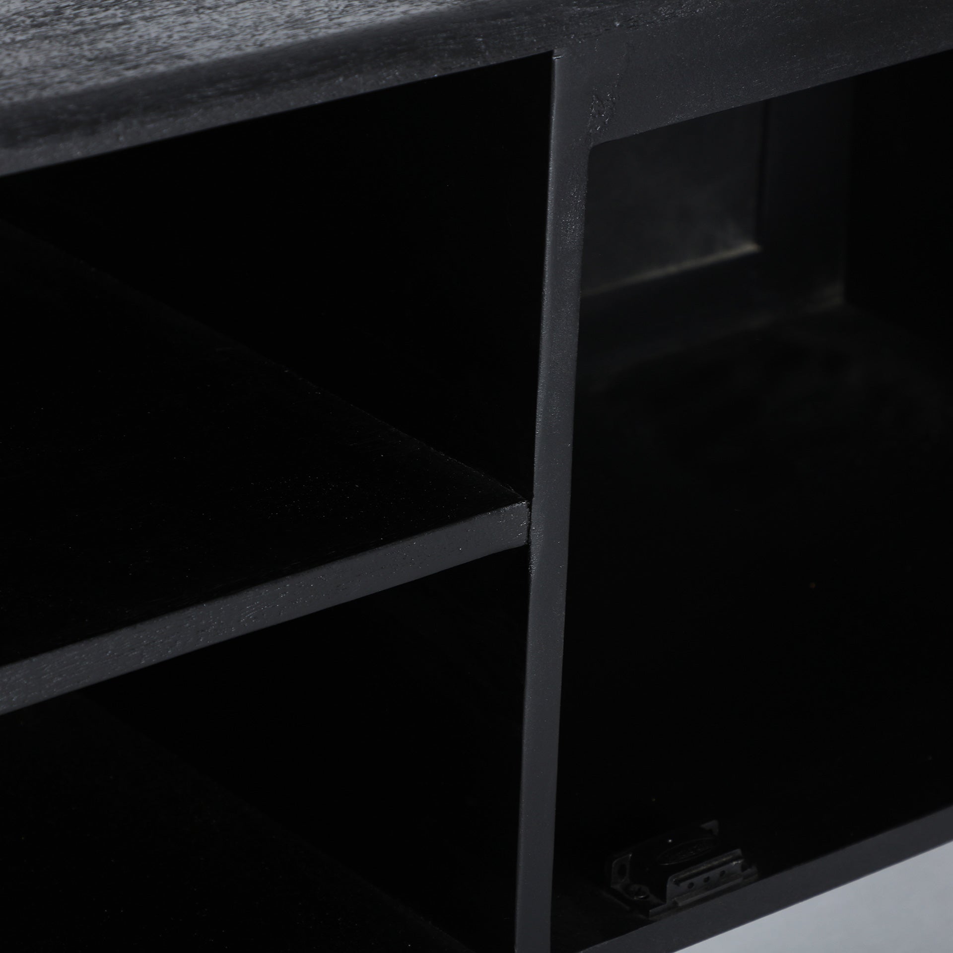 The Nox Tv Stand — contemporary media console in solid mango wood from Laiyahome