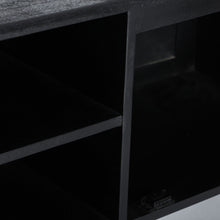 The Nox Tv Stand — contemporary media console in solid mango wood from Laiyahome