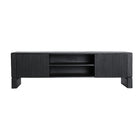 The Nox Tv Stand — contemporary media console in solid mango wood from Laiyahome