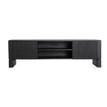 The Nox Tv Stand — contemporary media console in solid mango wood from Laiyahome