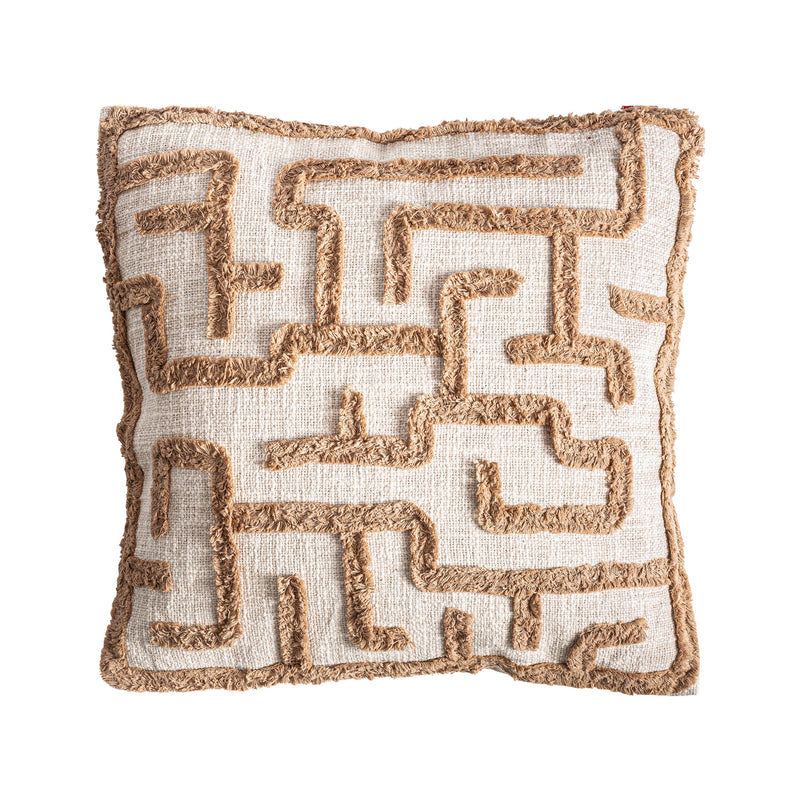 The Brenda Cushion — classic cushion in natural cotton from Laiyahome