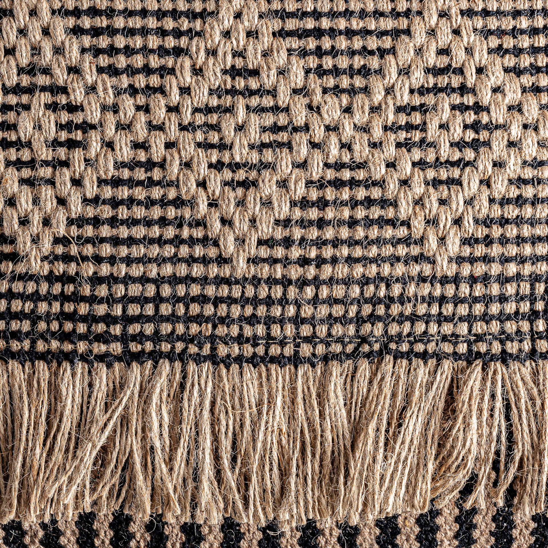 The Blahir Cushion — boho-modern cushion in natural jute from Laiyahome