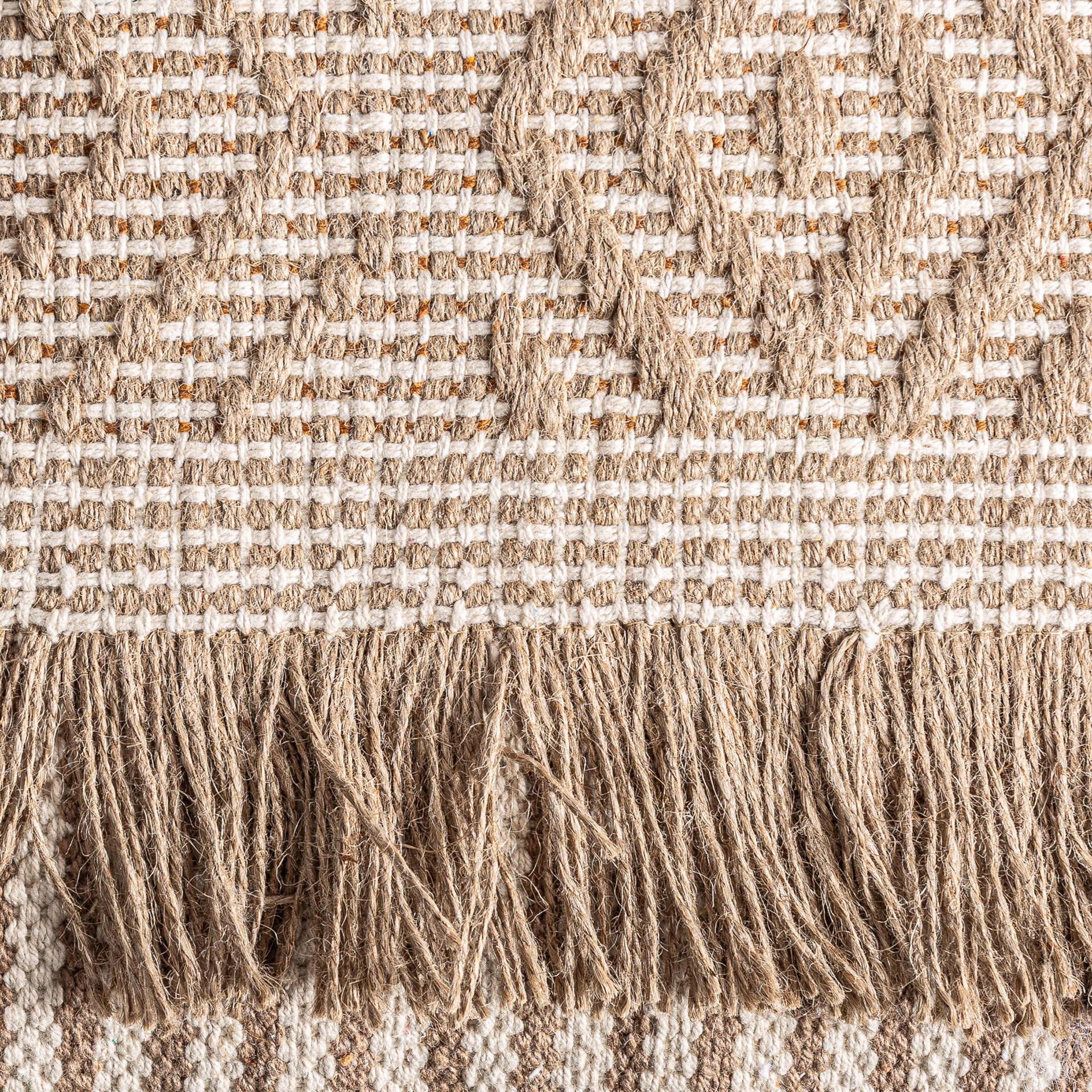 The Serafin Cushion — boho-modern cushion in natural jute from Laiyahome