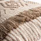 The Serafin Cushion — boho-modern cushion in natural jute from Laiyahome