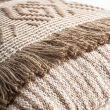 The Serafin Cushion — boho-modern cushion in natural jute from Laiyahome