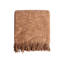 The Blade Plaid — classic throw in natural cotton from Laiyahome