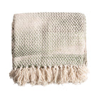 The Esarhe Plaid — classic throw in natural cotton from Laiyahome