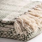 The Esarhe Plaid — classic throw in natural cotton from Laiyahome