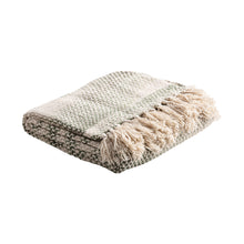 The Esarhe Plaid — classic throw in natural cotton from Laiyahome