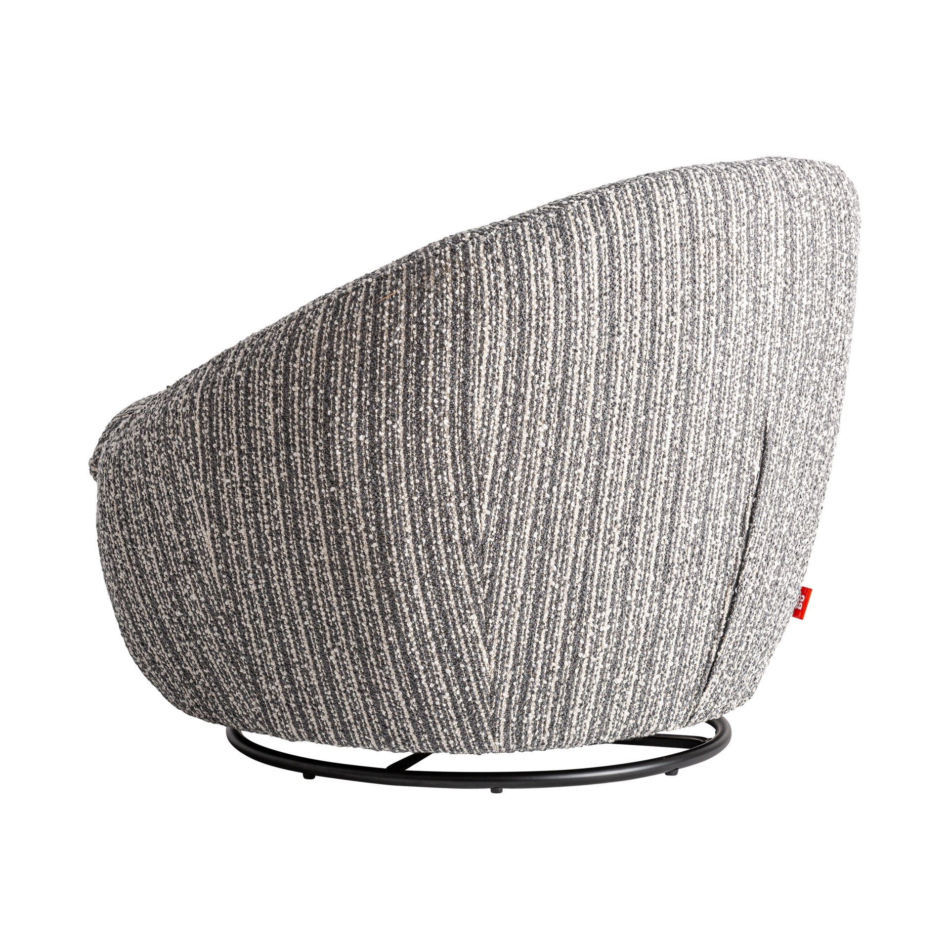 BUBU ROTATIVE ARMCHAIR in a modern interior setting