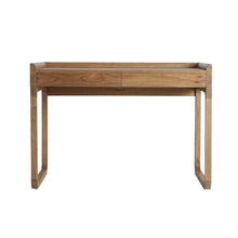 The Lecce Desk — Scandinavian desk in solid mindi wood from Laiyahome