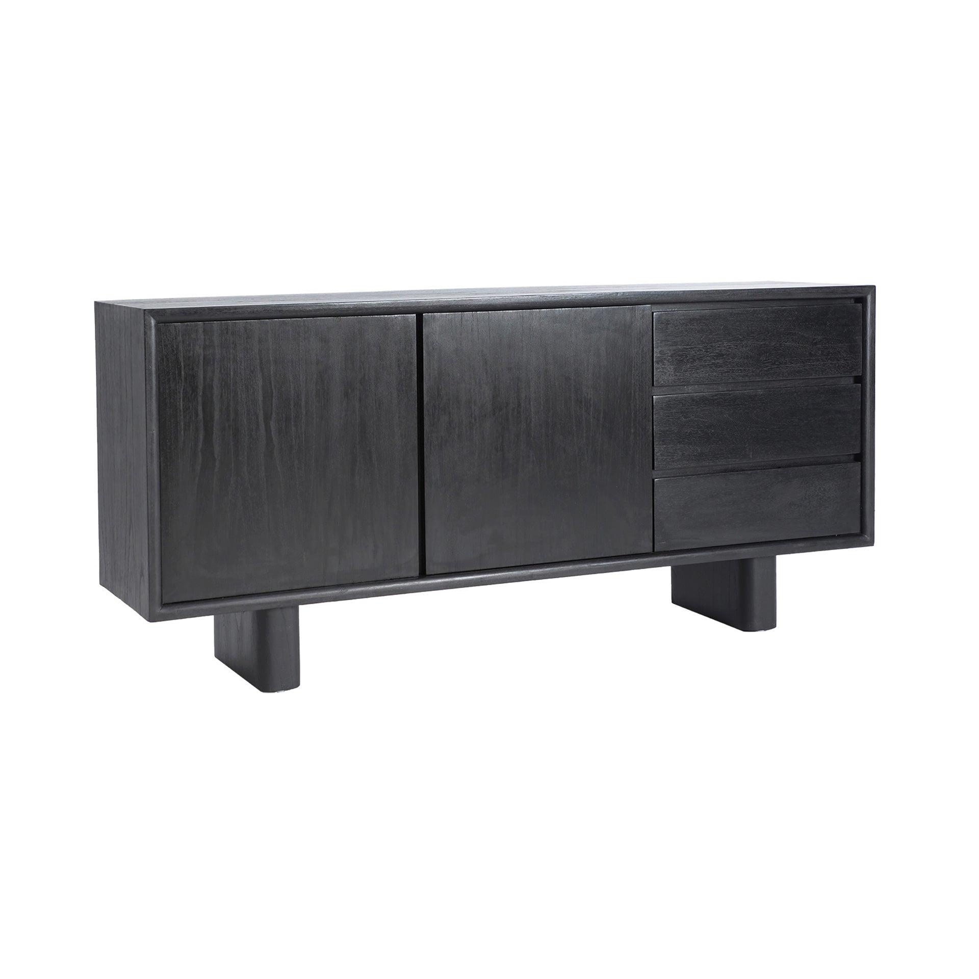 The Demmin Sideboard — contemporary sideboard in solid mindi wood from Laiyahome