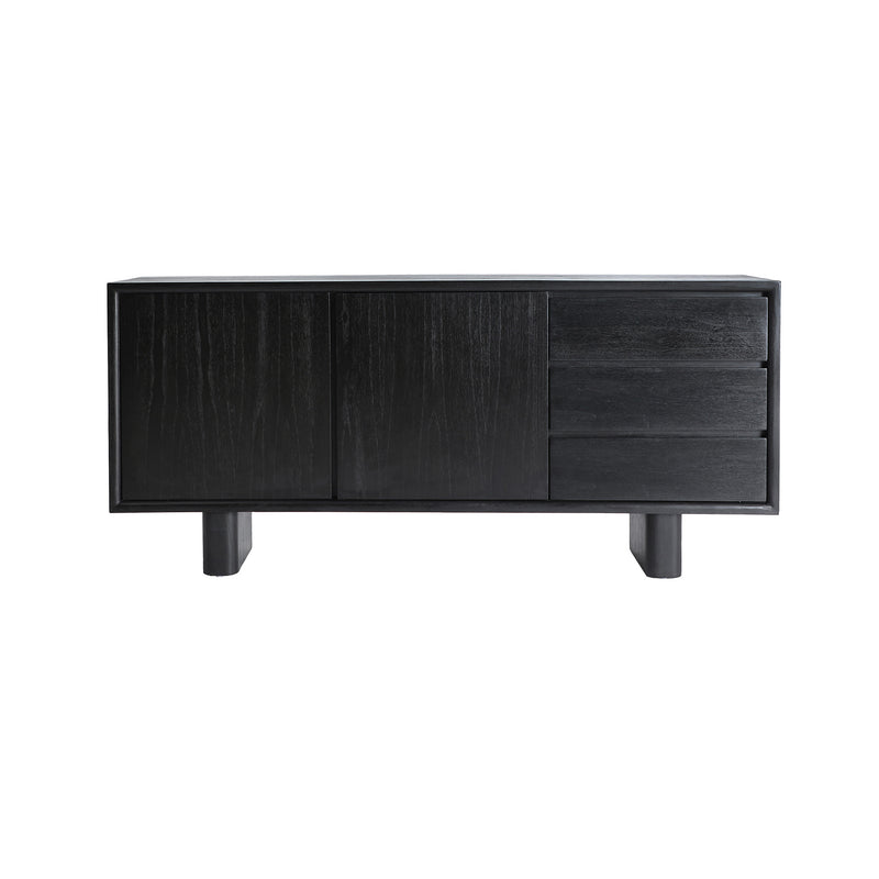 The Demmin Sideboard — contemporary sideboard in solid mindi wood from Laiyahome