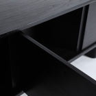 The Demmin Tv Stand — contemporary media console in solid mindi wood from Laiyahome