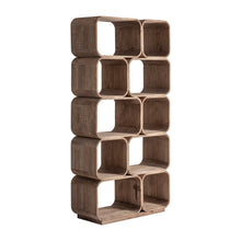 The Grid Bookcase — contemporary bookcase in solid mango wood from Laiyahome