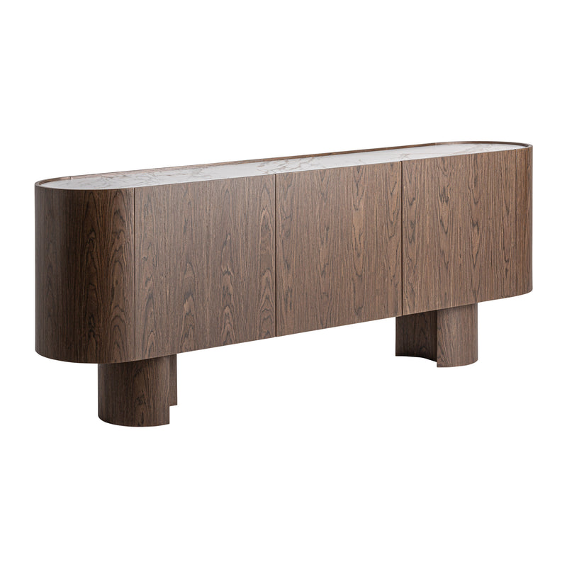 The Arko Tv Stand — contemporary sideboard in engineered wood with veneer finish from Laiyahome