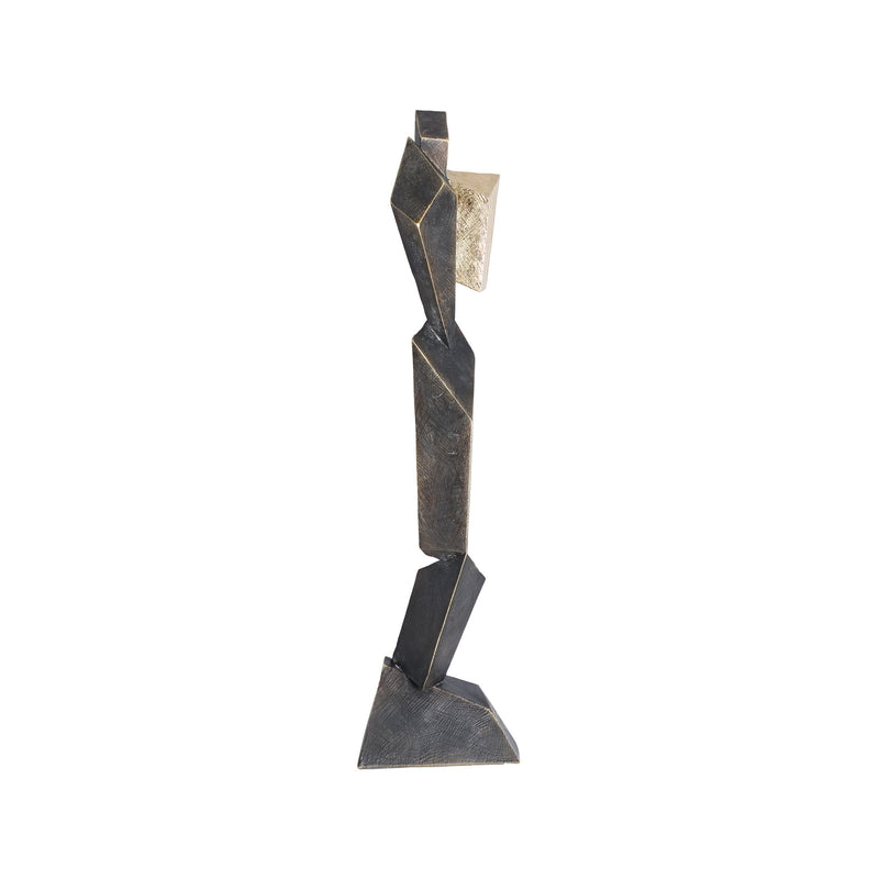 The Vertex Decorative Figure — contemporary sculpture in cast resin from Laiyahome