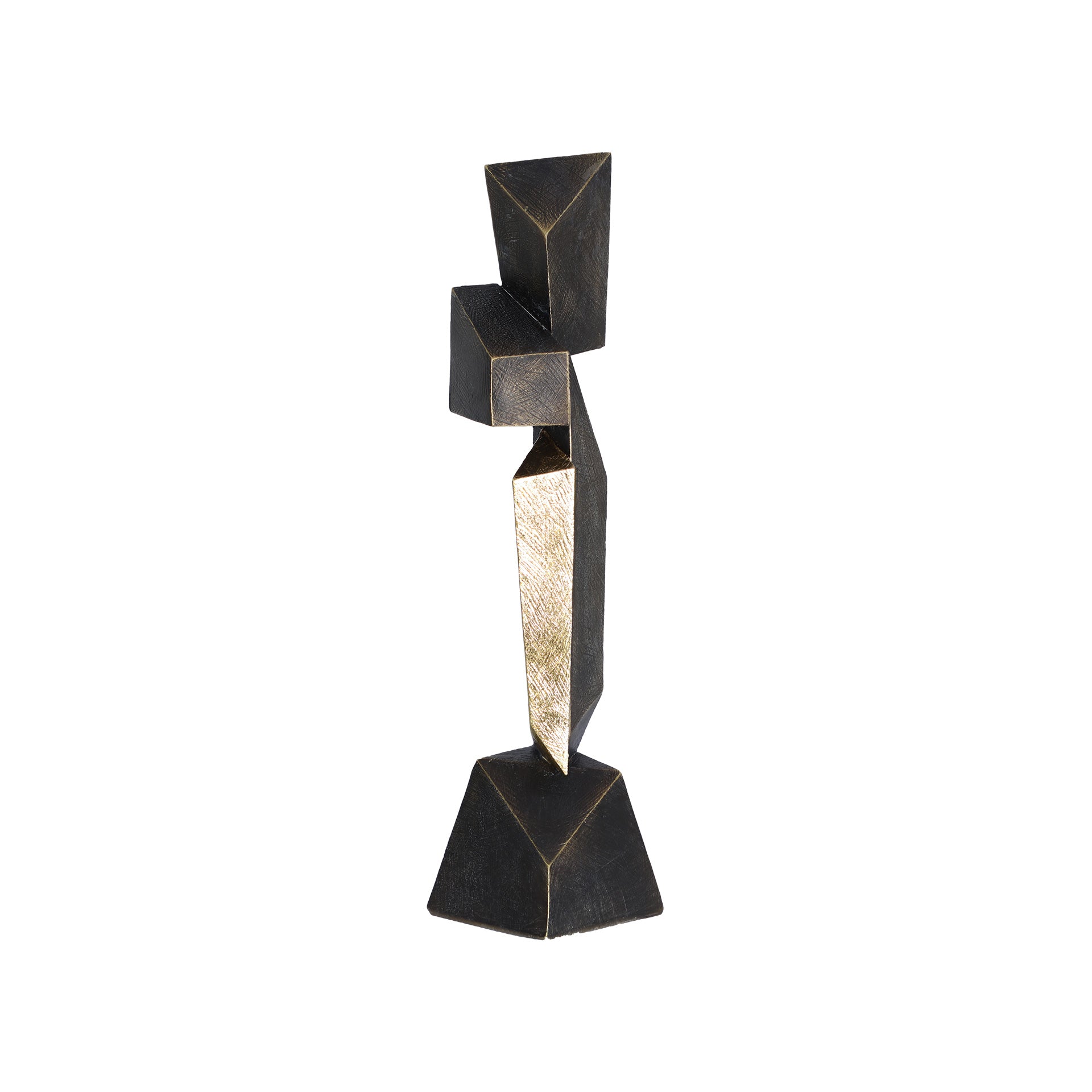 The Vertex Decorative Figure — contemporary sculpture in cast resin from Laiyahome