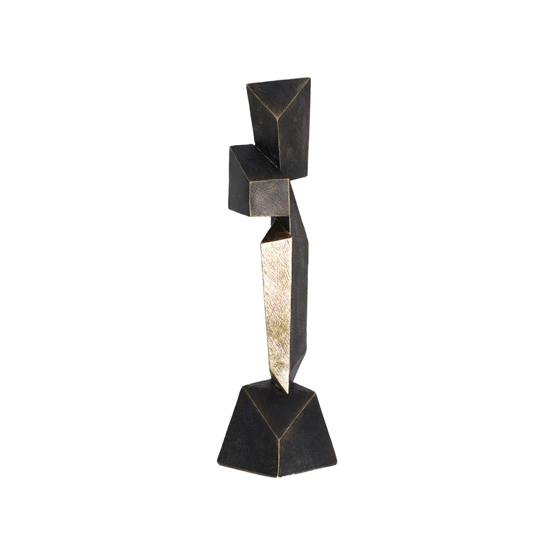 The Vertex Decorative Figure — contemporary sculpture in cast resin from Laiyahome