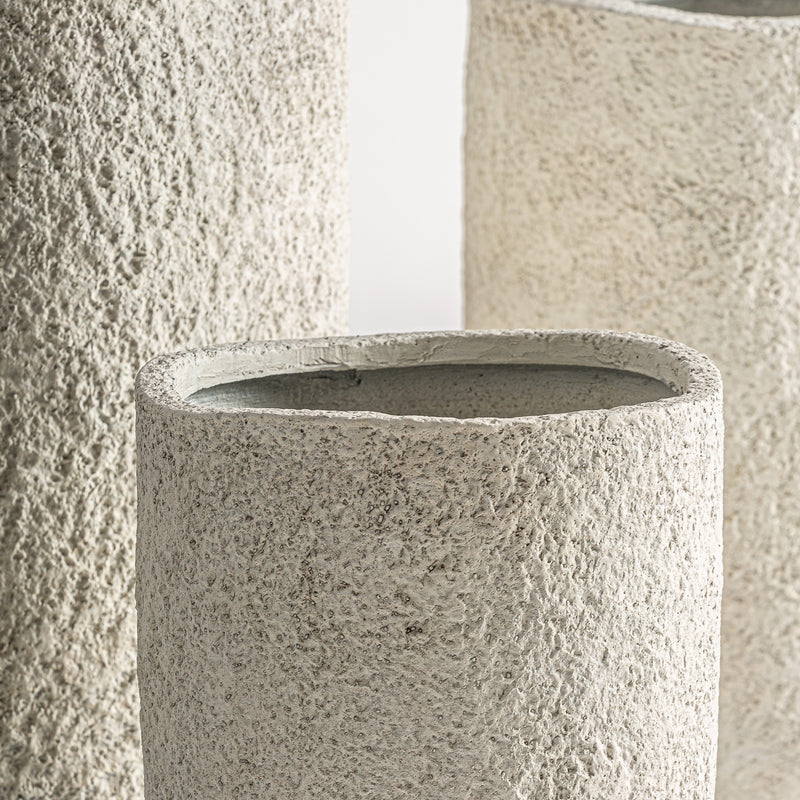 The Massa Plant Pot (Set of 3) — minimalist planter in high-fire ceramic from Laiyahome