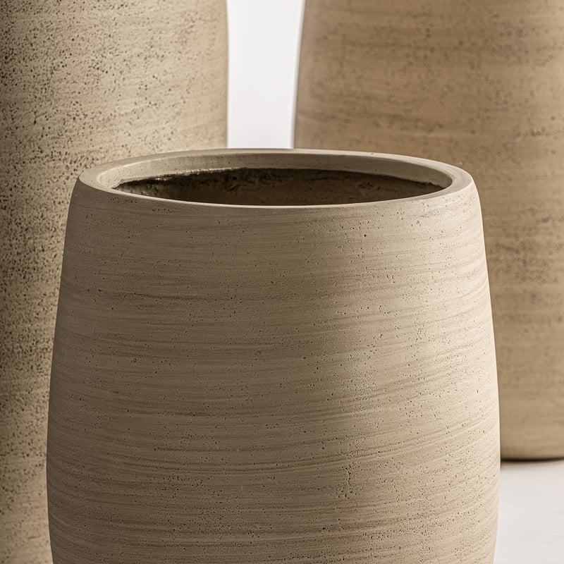The Luma Plant Pot (Set of 3) — minimalist planter in high-fire ceramic from Laiyahome