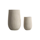 The Alya Plant Pot (Set of 2) — contemporary planter in high-fire ceramic from Laiyahome