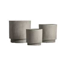 The Vulk Plant Pot (Set of 3) — contemporary planter in high-fire ceramic from Laiyahome